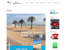 Tablet Screenshot of hotel-albatros.com